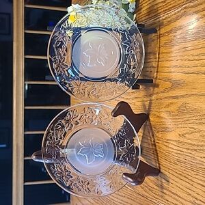 Princess House Saucers - Set of 2